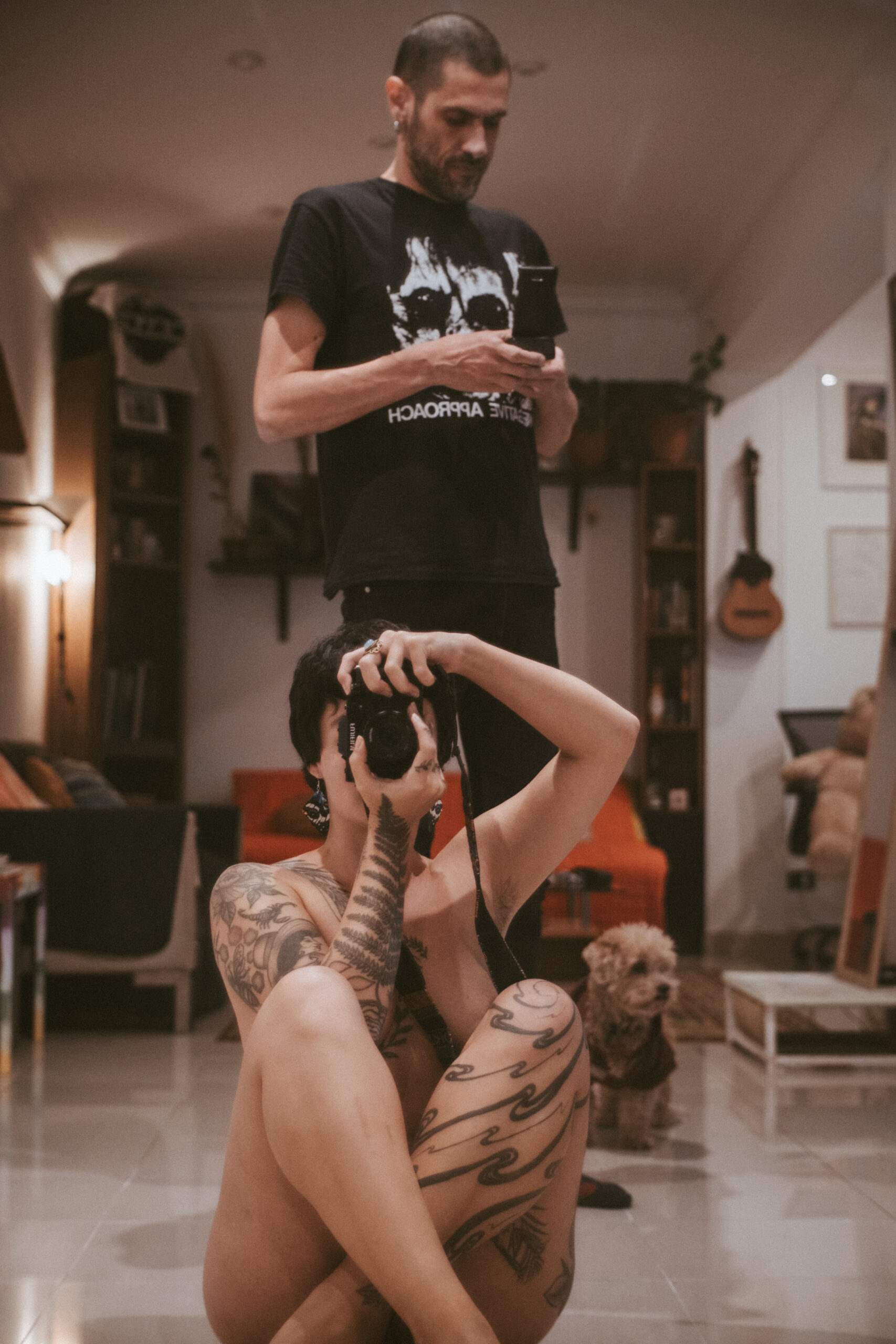 Sesión de fotos en casa