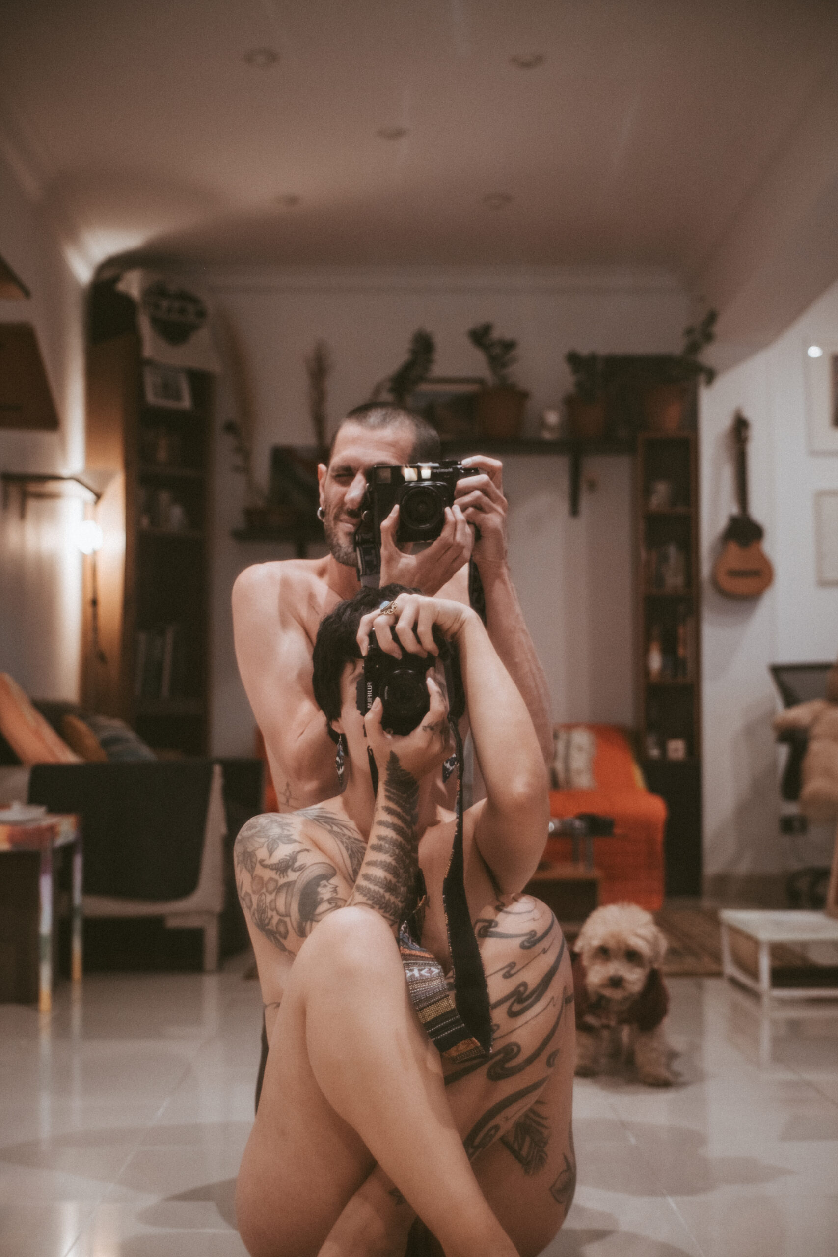 Sesión de fotos en casa