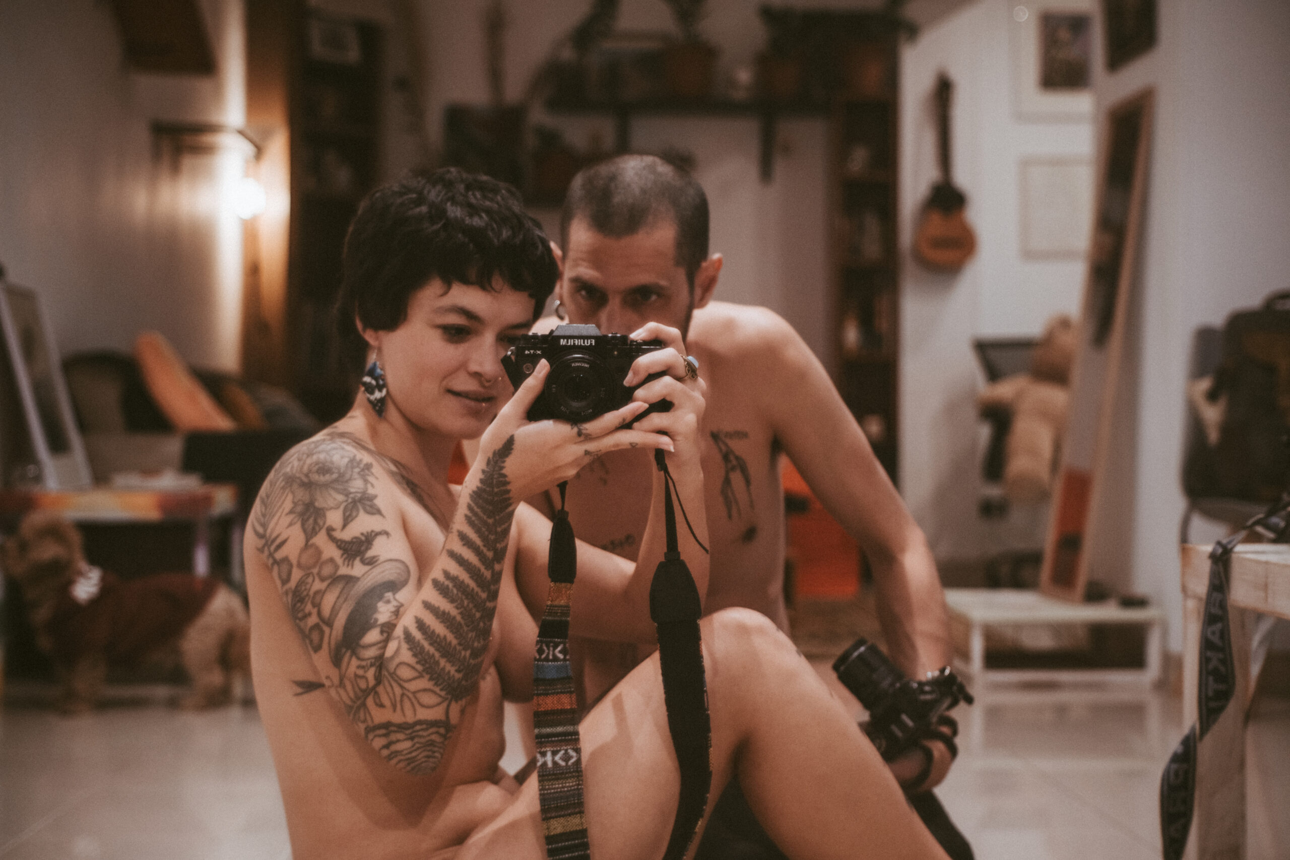 Sesión de fotos en casa
