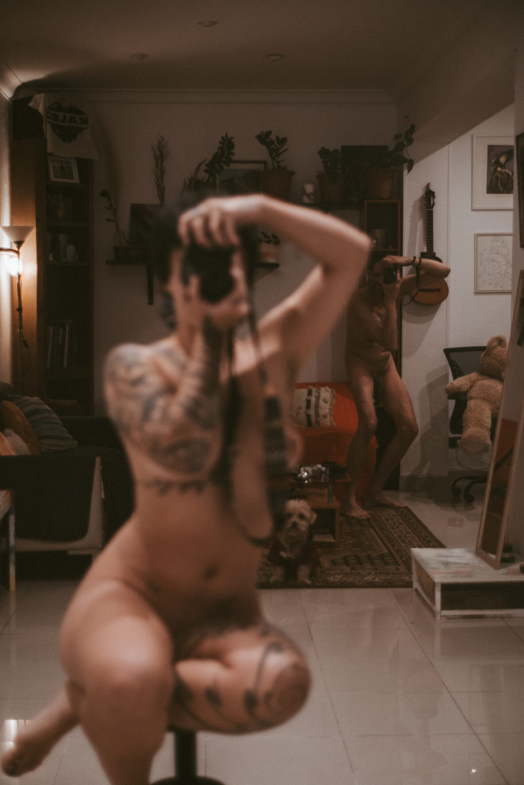 Sesión de fotos en casa