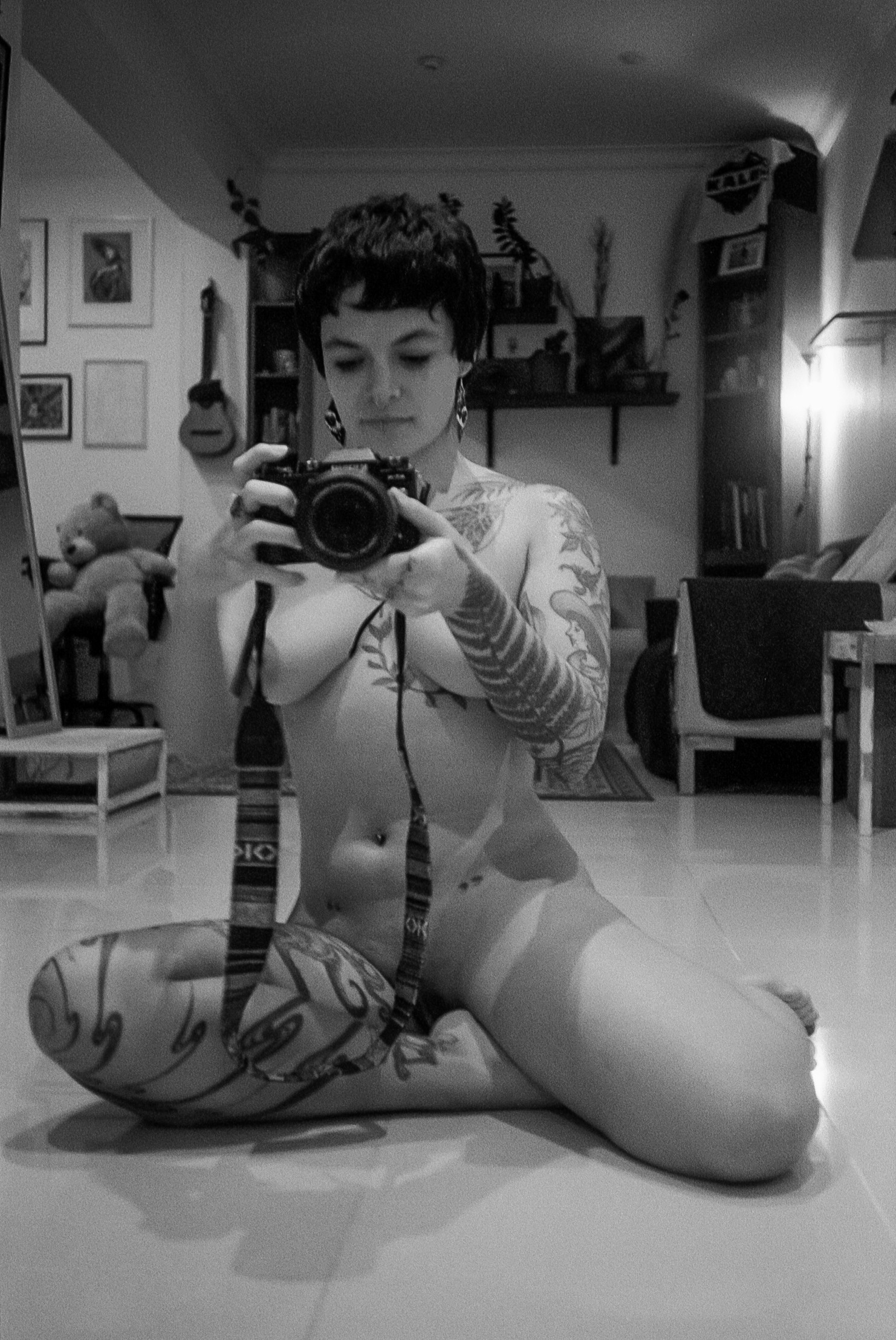 Fotografía analógica en blanco y negro