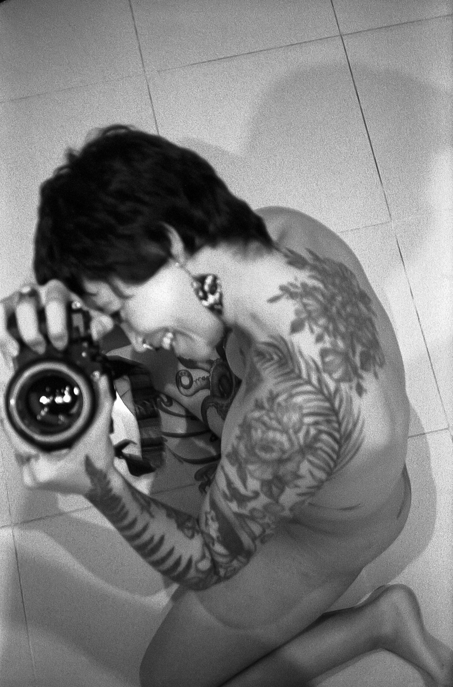 Fotografía analógica en blanco y negro