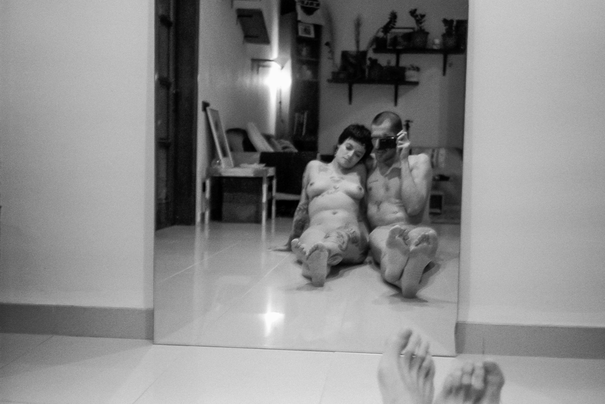 Fotografía analógica en blanco y negro