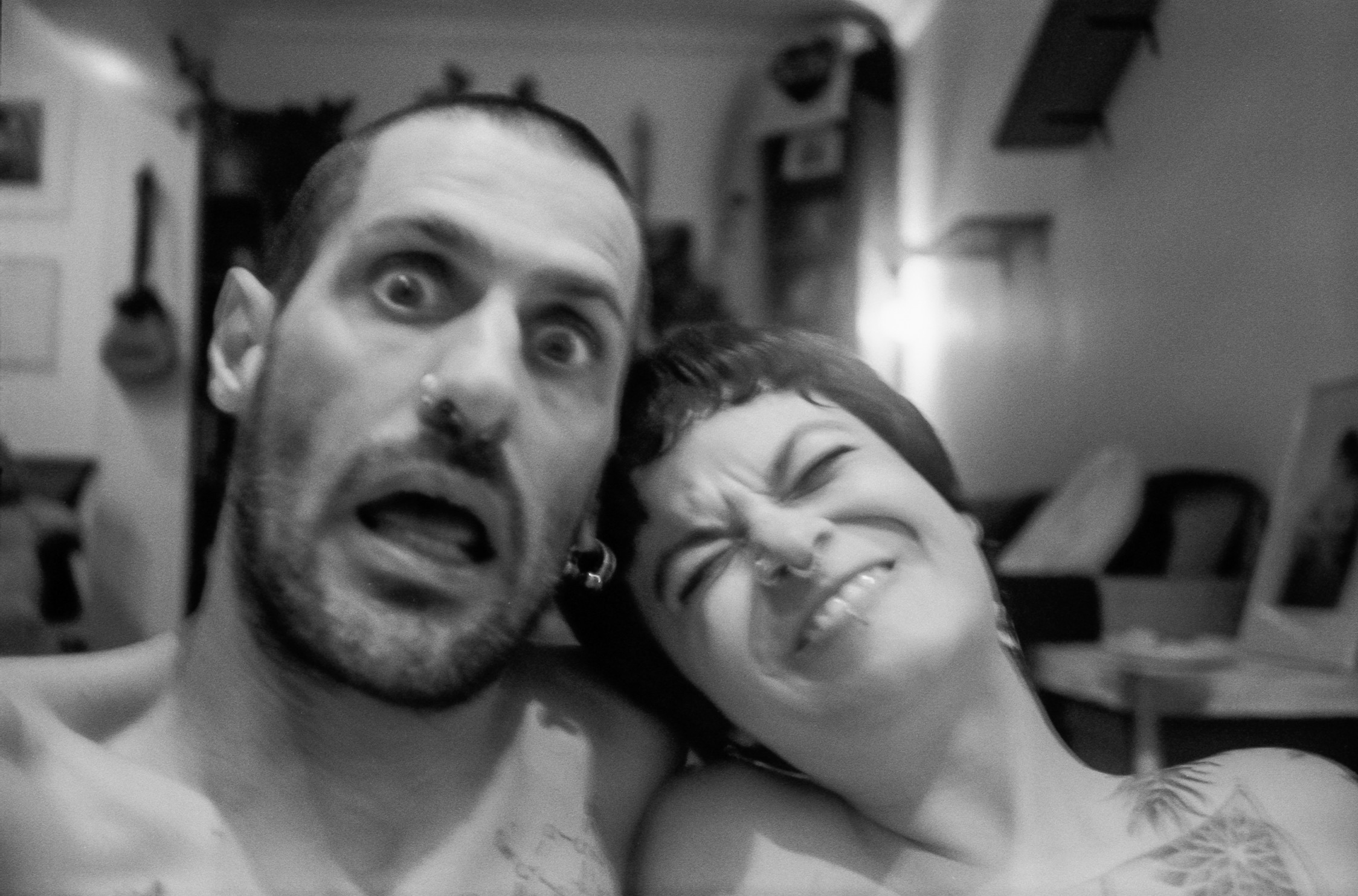 Fotografía analógica en blanco y negro