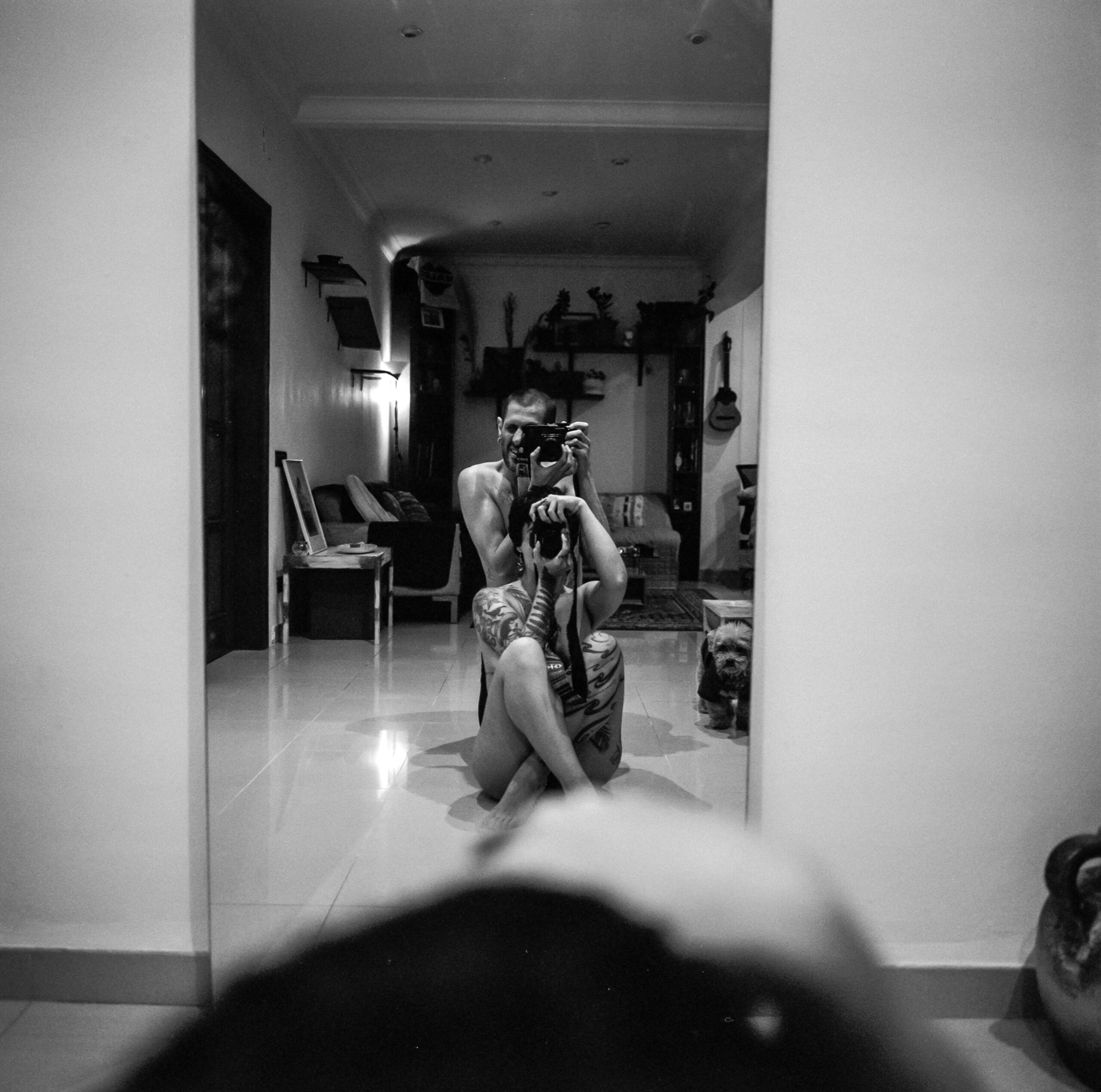 Fotografía analógica en blanco y negro