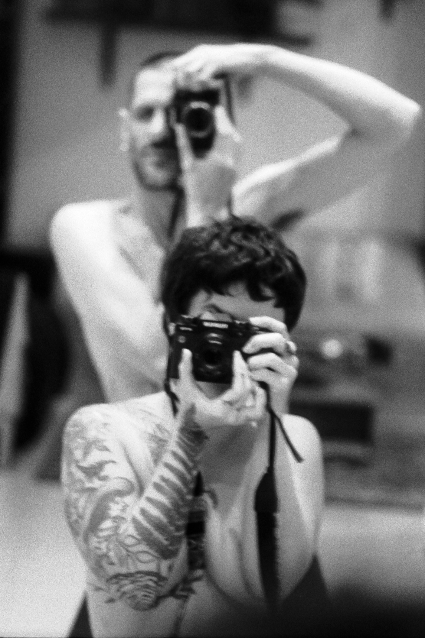 Fotografía analógica en blanco y negro