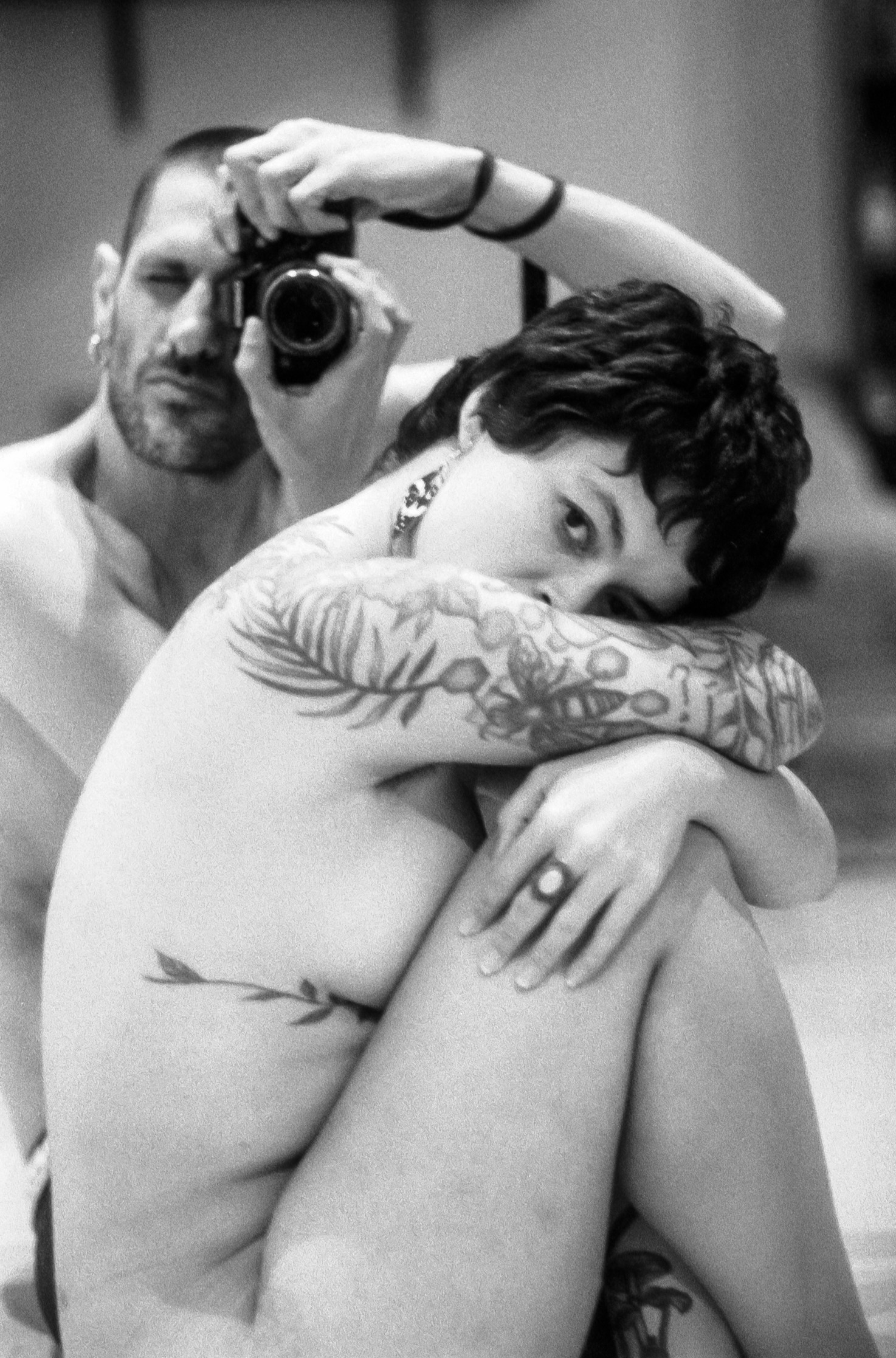 Fotografía analógica en blanco y negro
