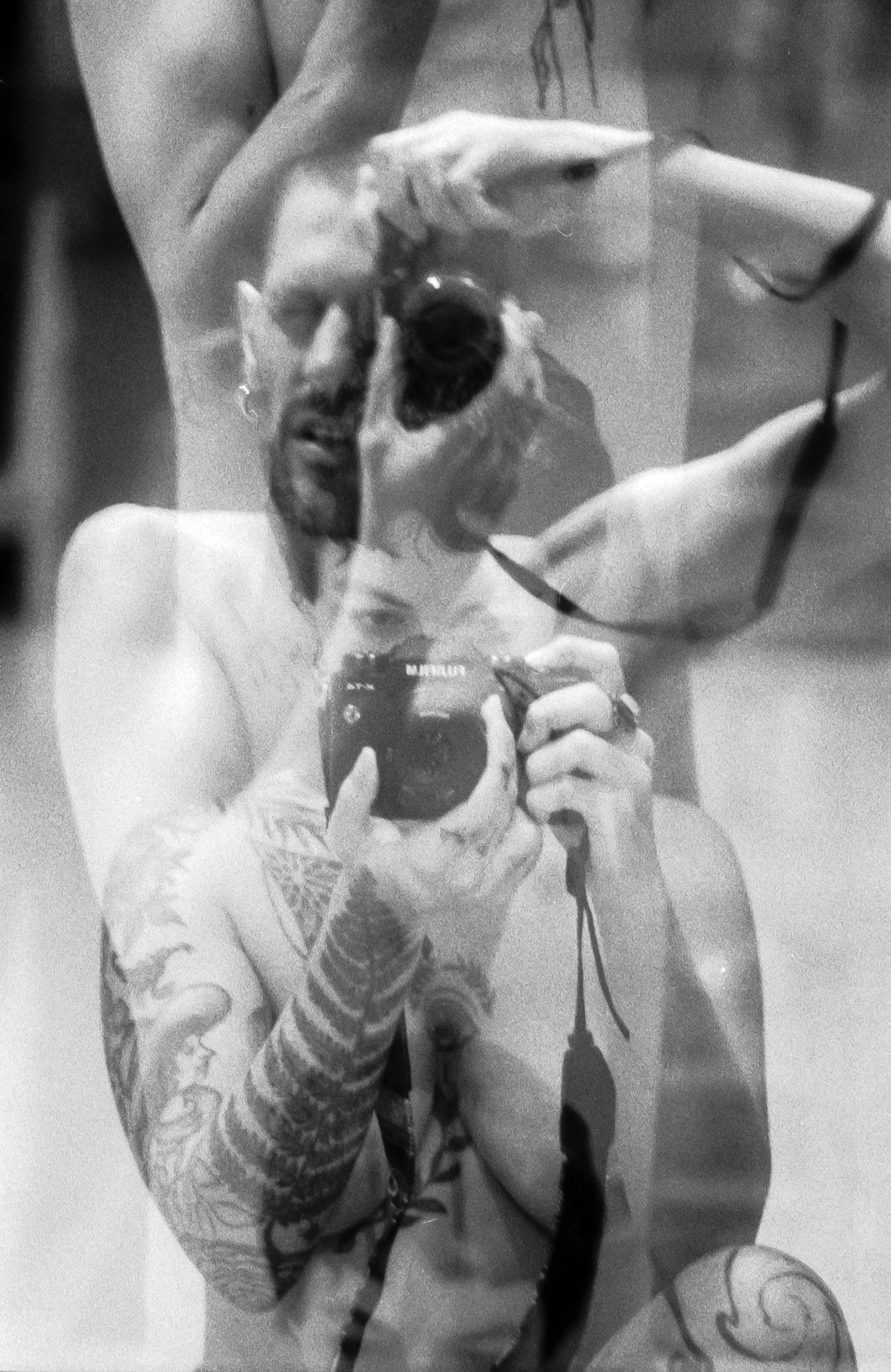 Fotografía analógica en blanco y negro