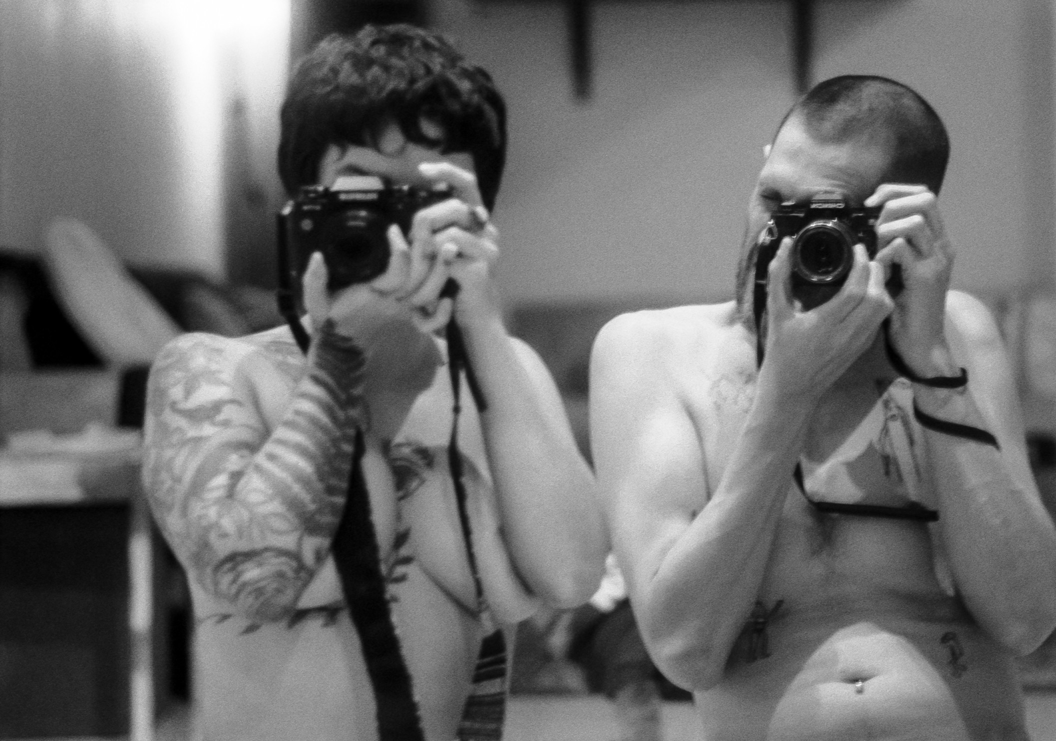 Fotografía analógica en blanco y negro