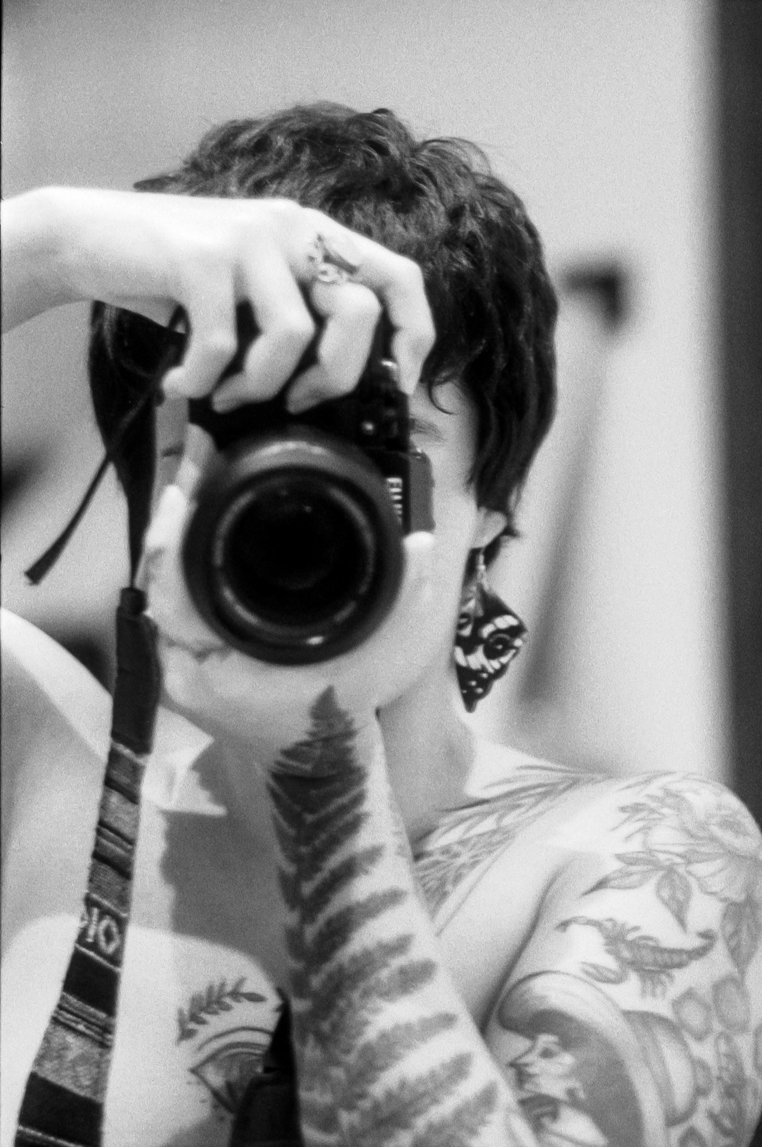 Fotografía analógica en blanco y negro