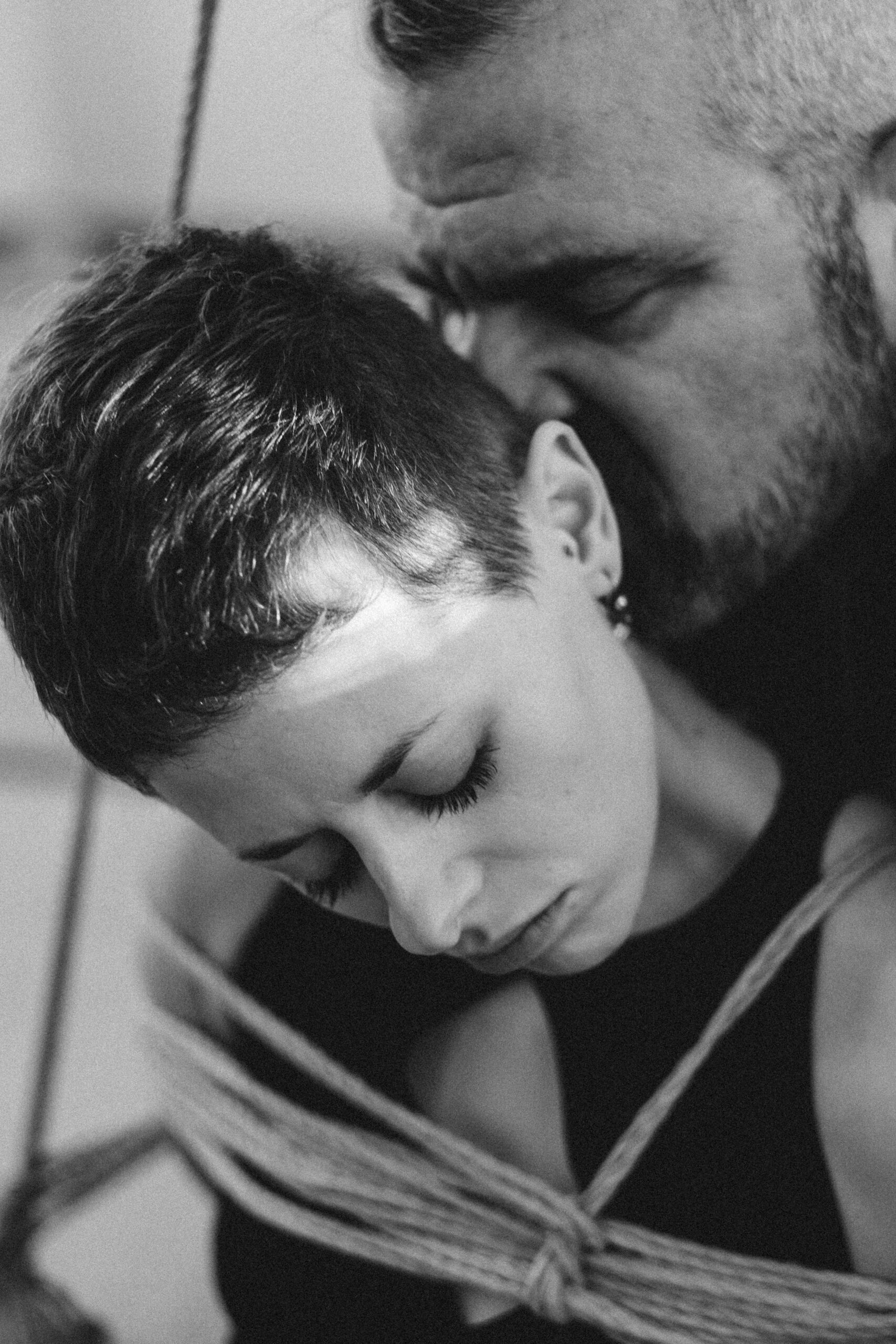 Sesión de fotos íntimas de shibari