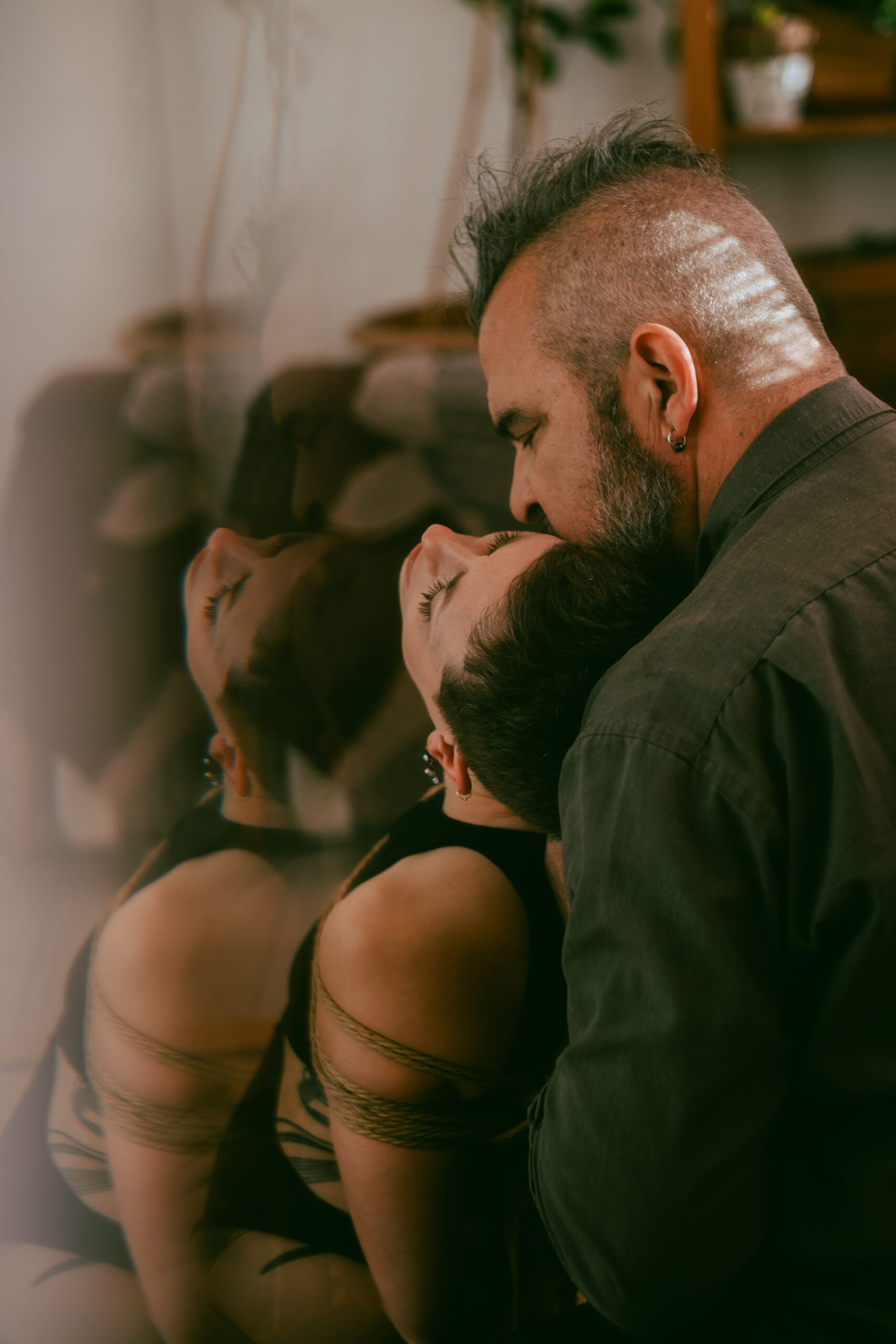 Sesión de fotos íntimas de shibari