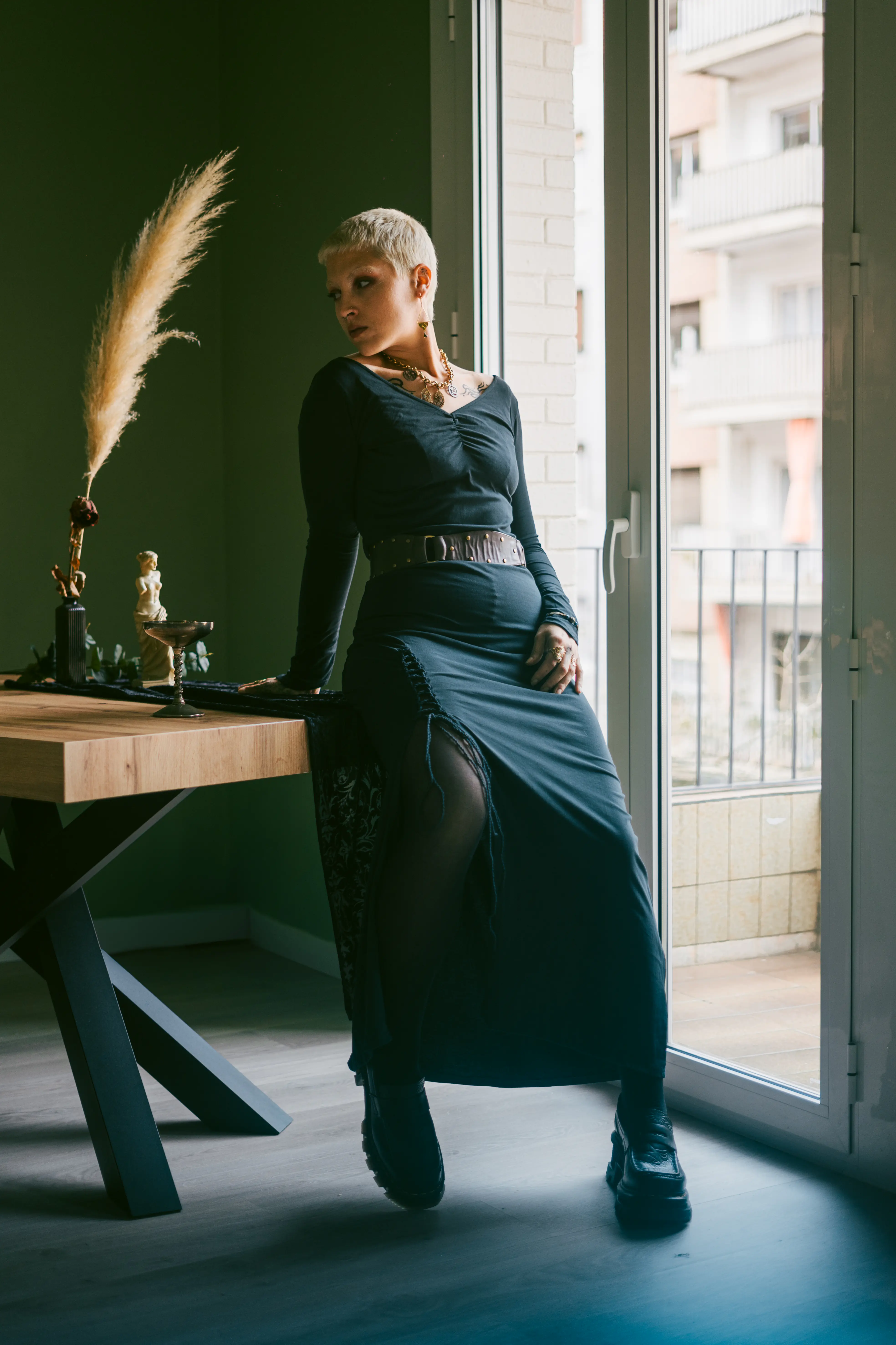 Sesión de fotos para marca de ropa, en interiores