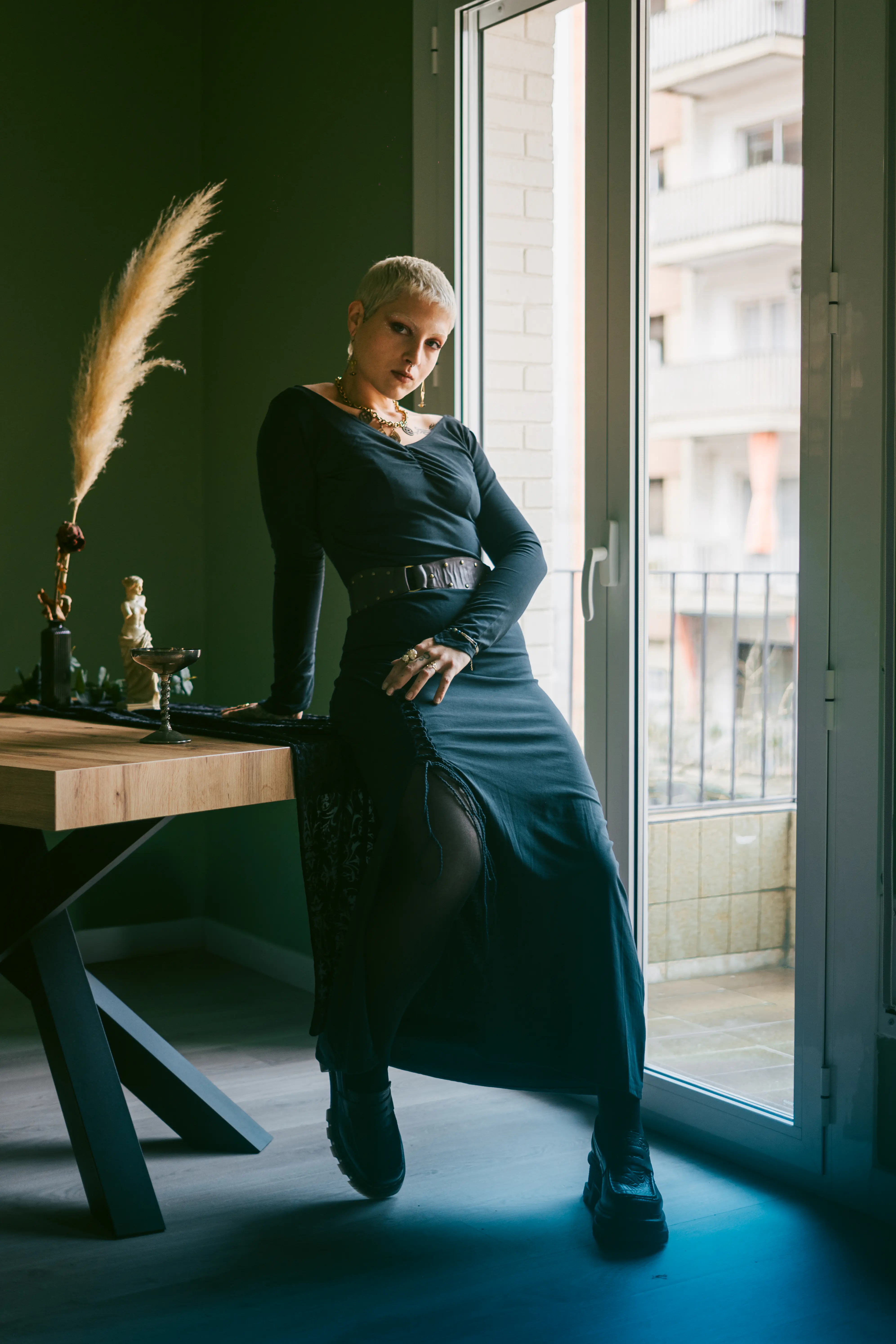 Sesión de fotos para marca de ropa, en interiores