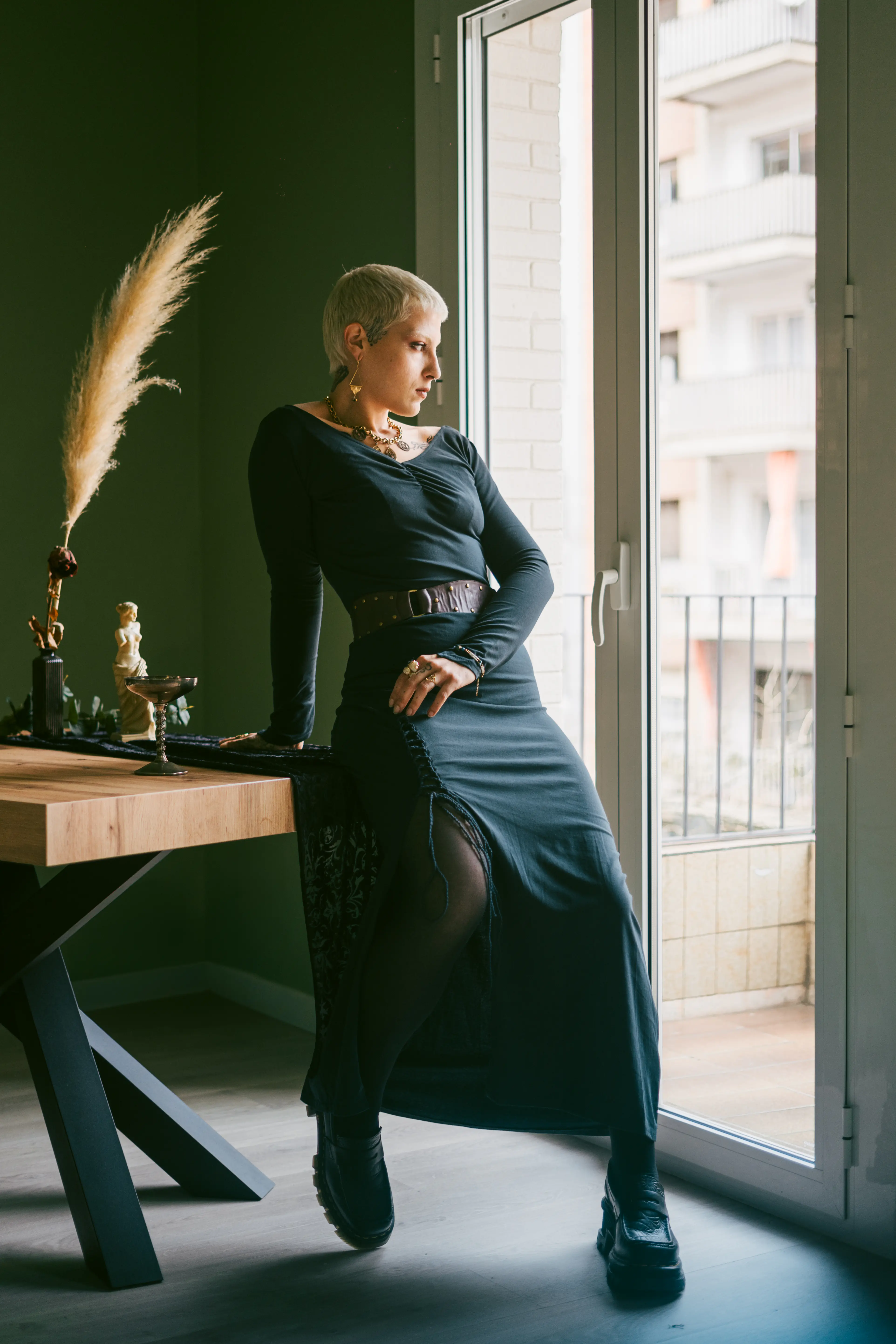 Sesión de fotos para marca de ropa, en interiores