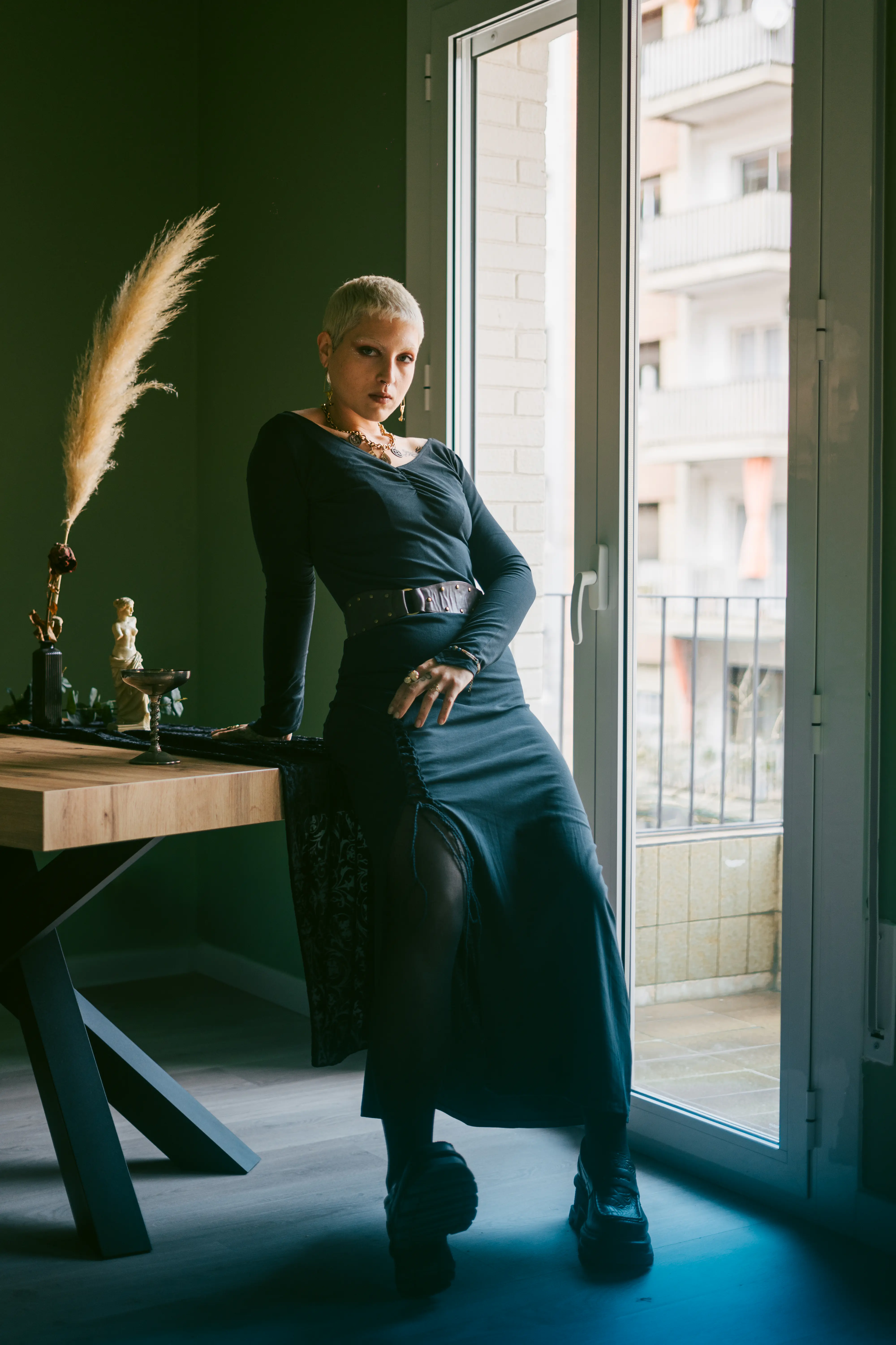 Sesión de fotos para marca de ropa, en interiores