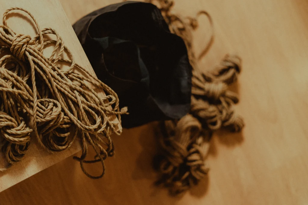 Sesión de shibari