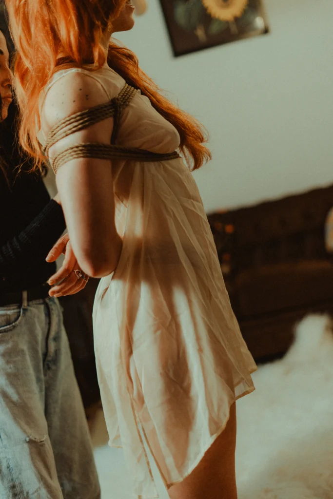 Sesión de shibari