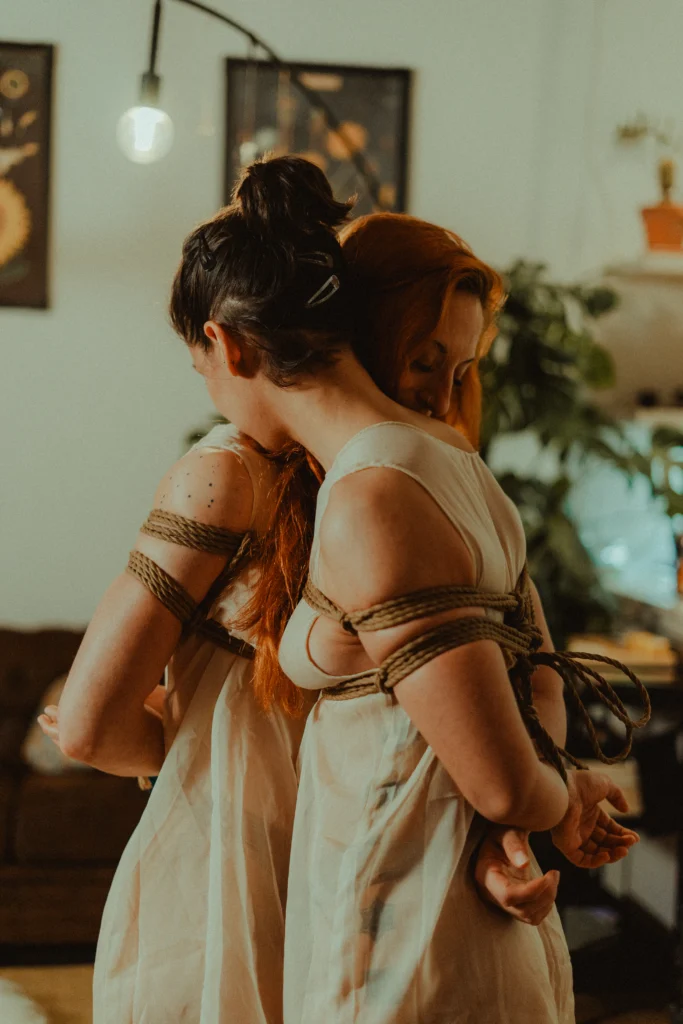 Sesión de shibari