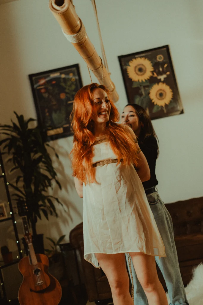 Sesión de shibari