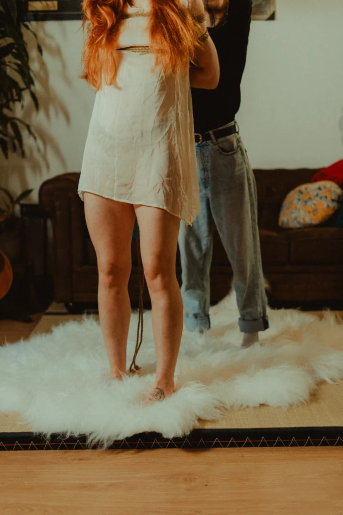 Sesión de shibari