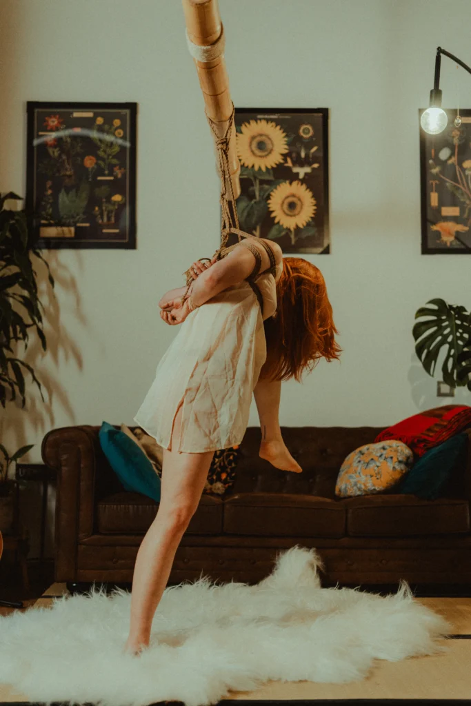 Sesión de shibari