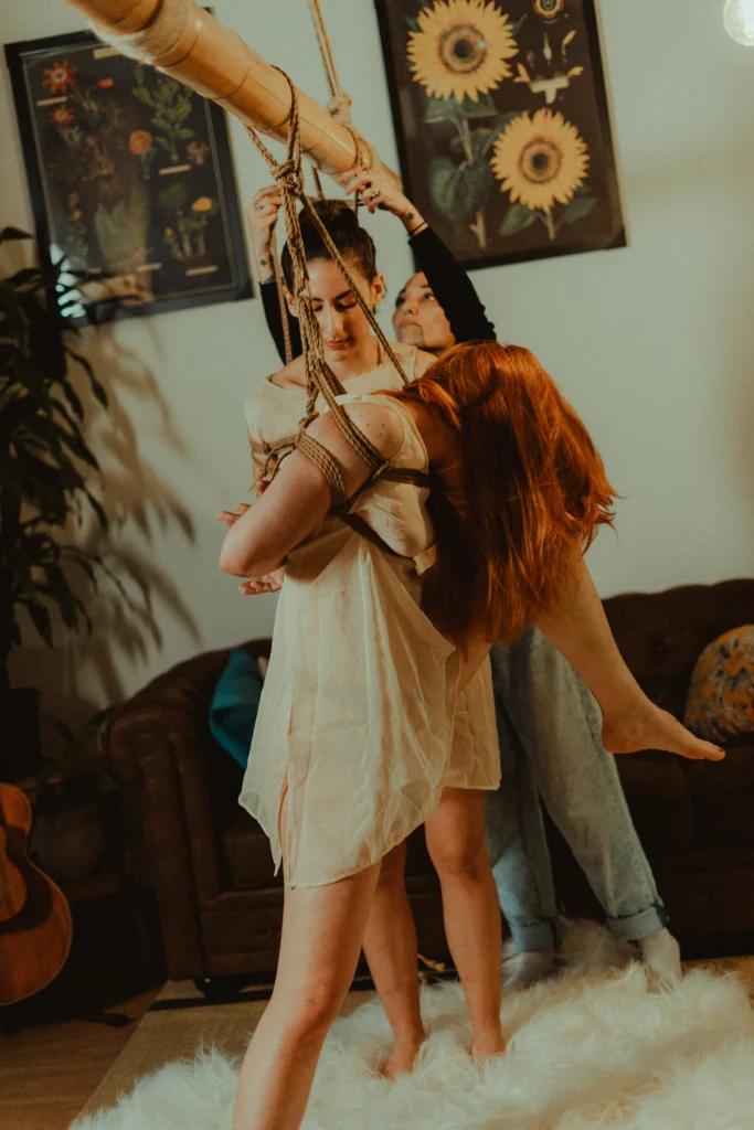 Sesión de shibari