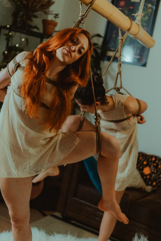 Sesión de shibari