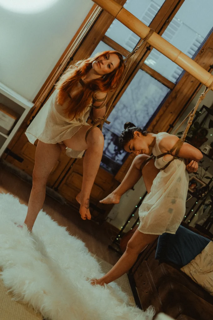 Sesión de shibari