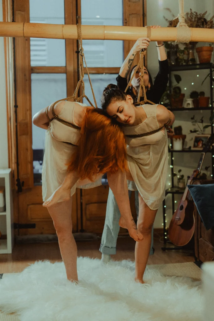 Sesión de shibari