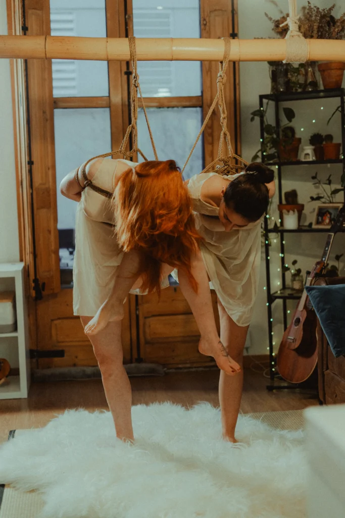 Sesión de shibari
