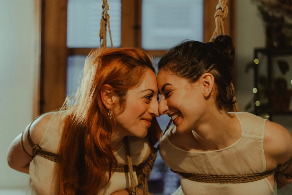 Sesión de shibari