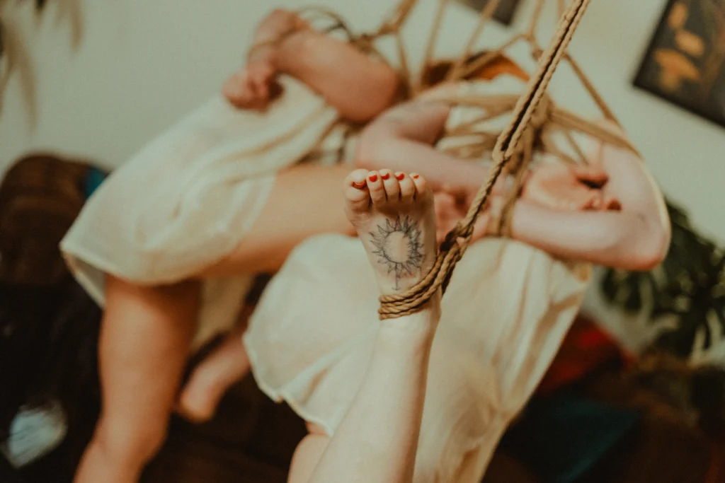 Sesión de shibari