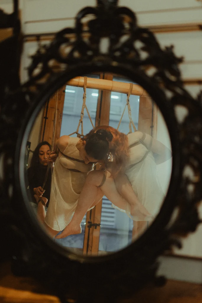 Sesión de shibari