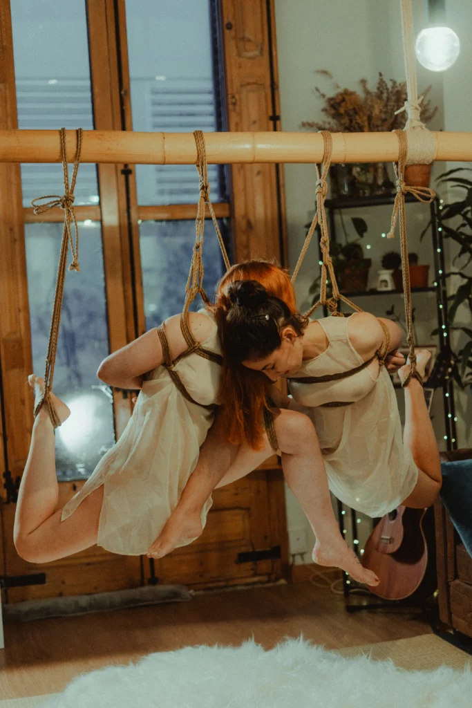 Sesión de shibari
