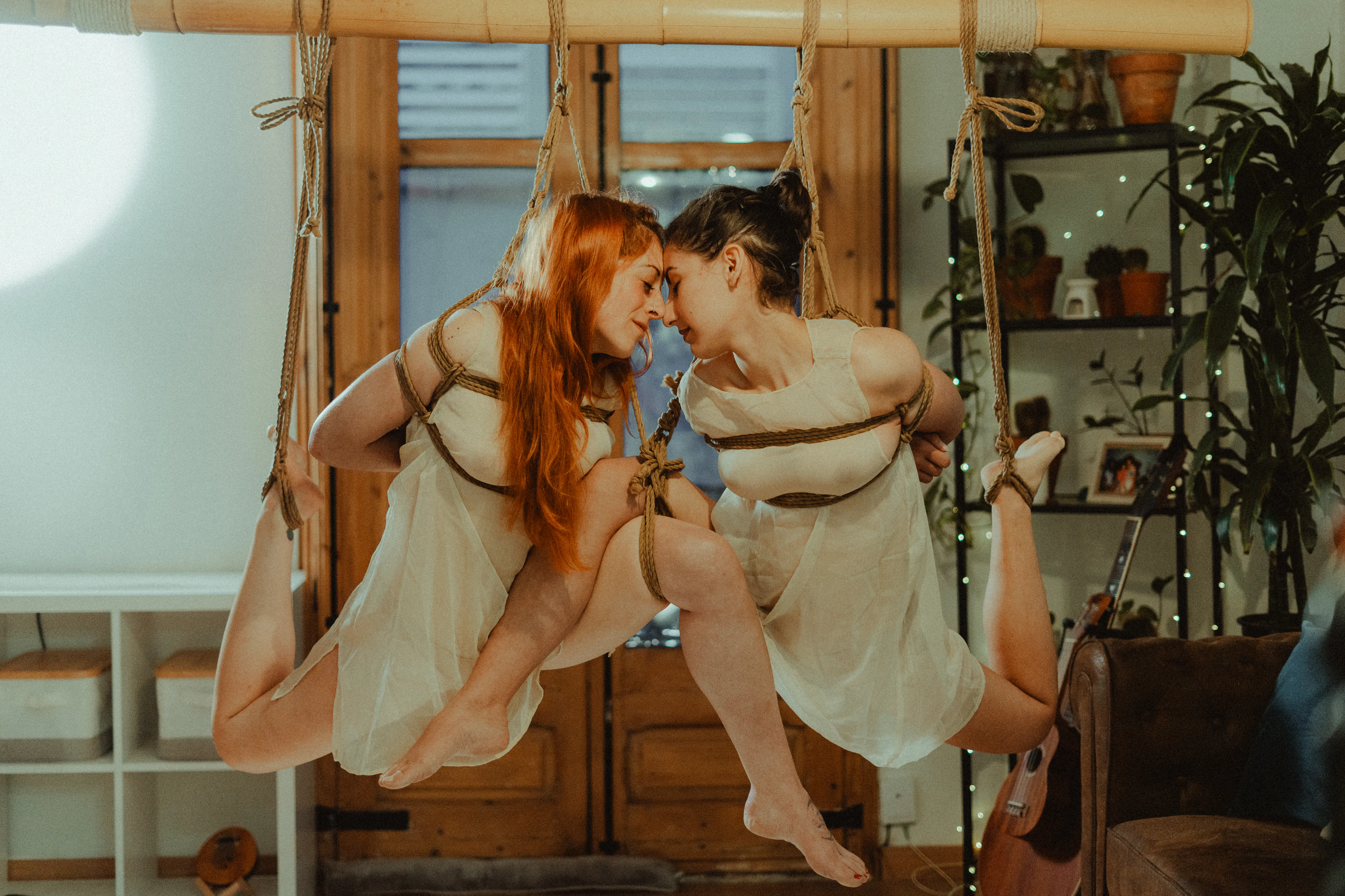 Sesión de shibari