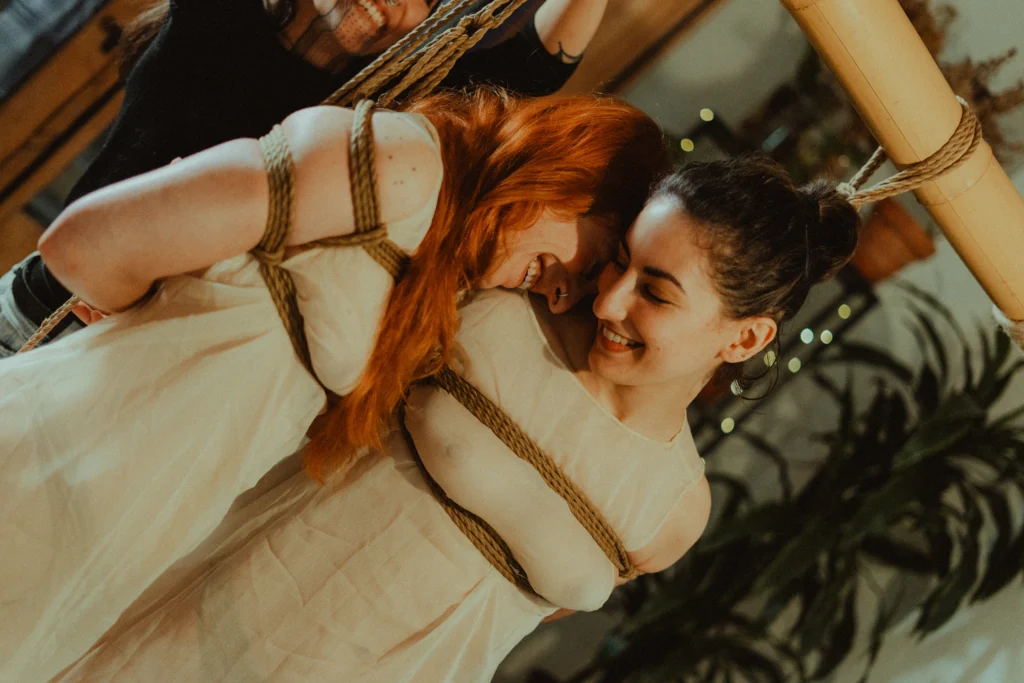 Sesión de shibari