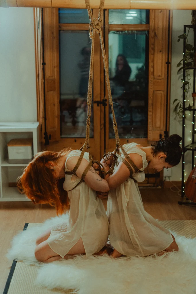 Sesión de shibari