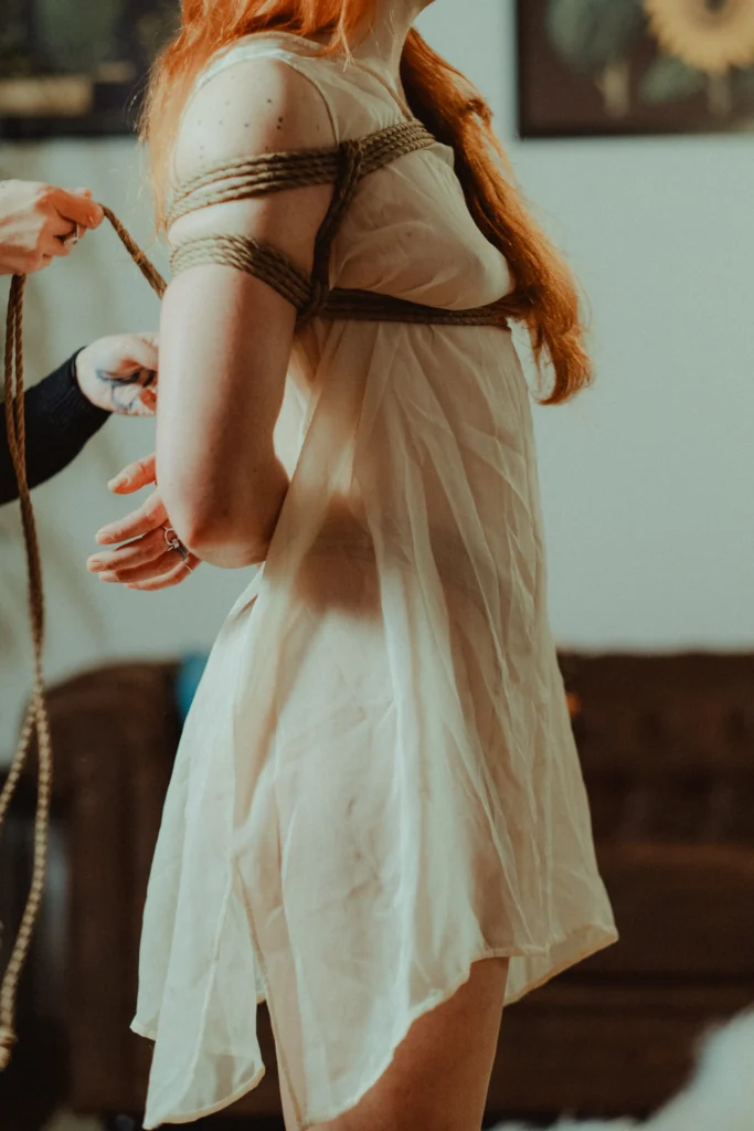 Sesión de shibari