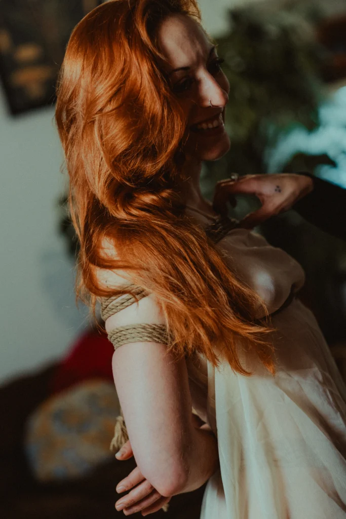 Sesión de shibari