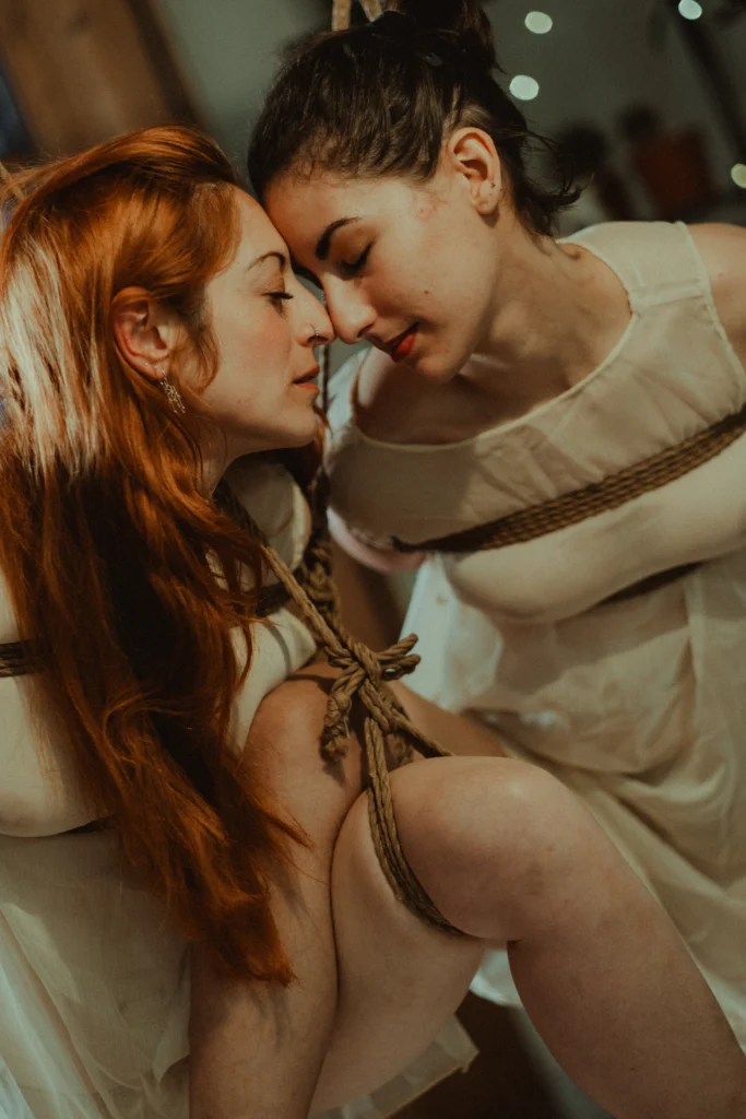 Sesión de shibari