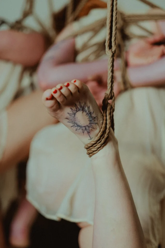 Sesión de shibari