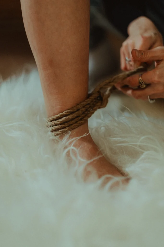 Sesión de shibari