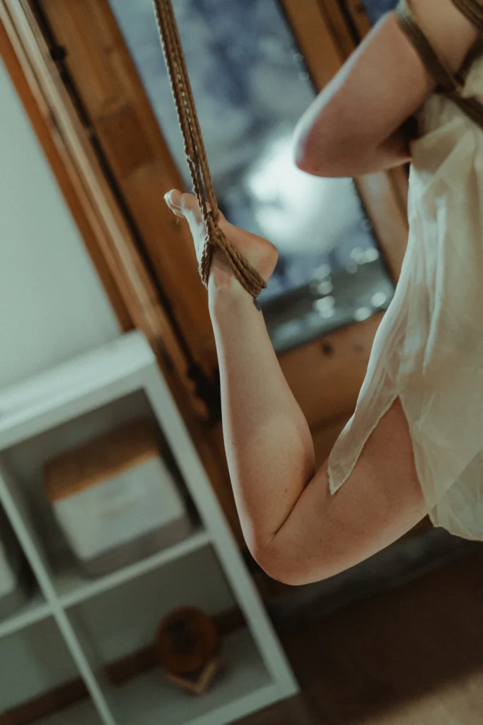 Sesión de shibari