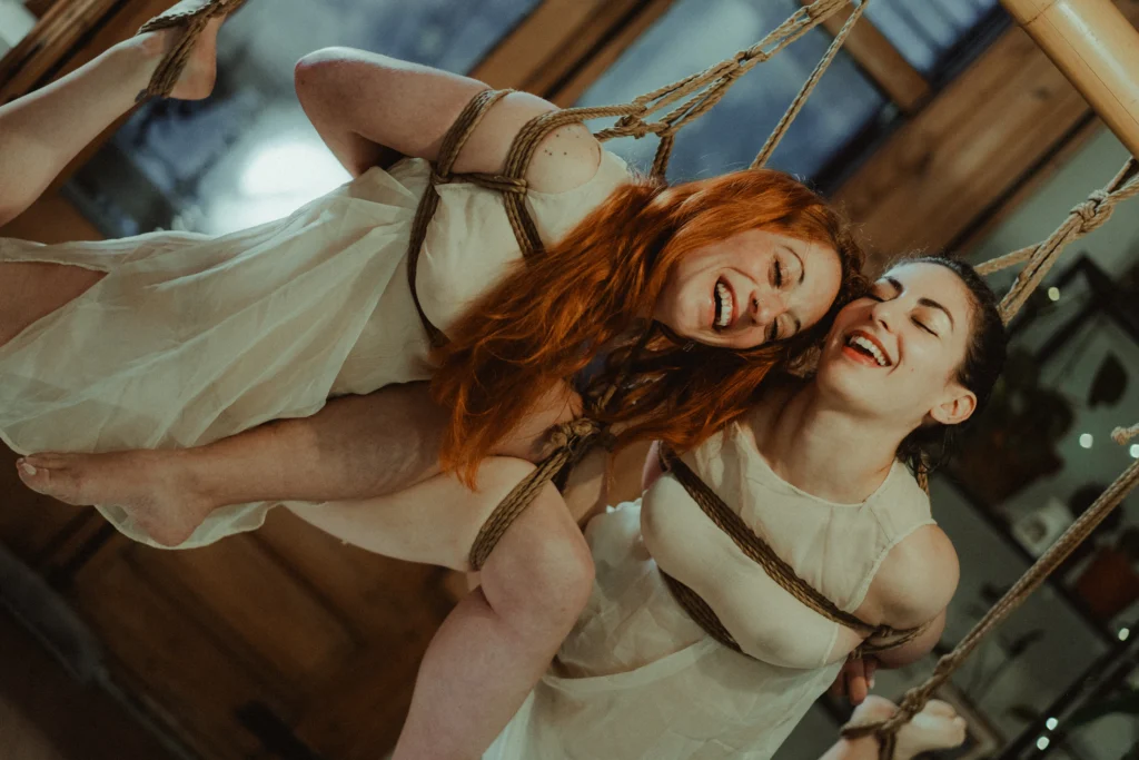 Sesión de shibari