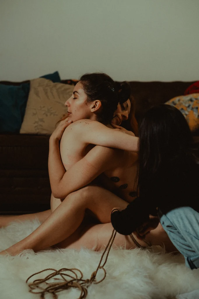 Sesión de shibari