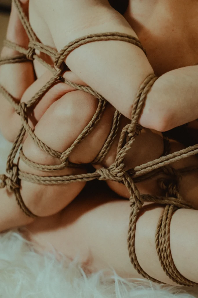 Sesión de shibari
