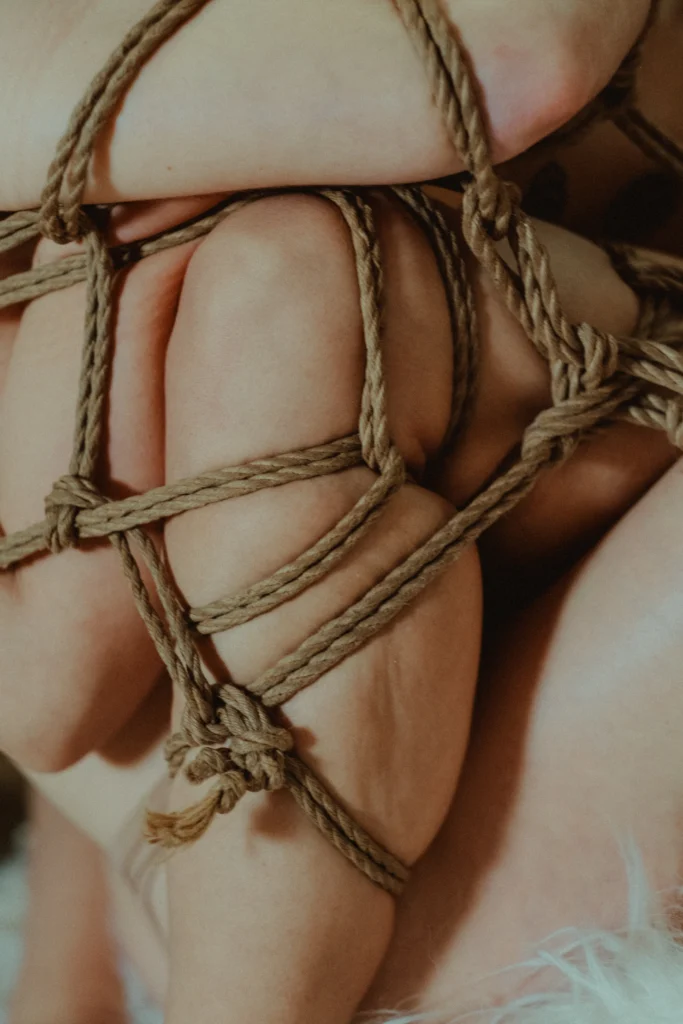 Sesión de shibari