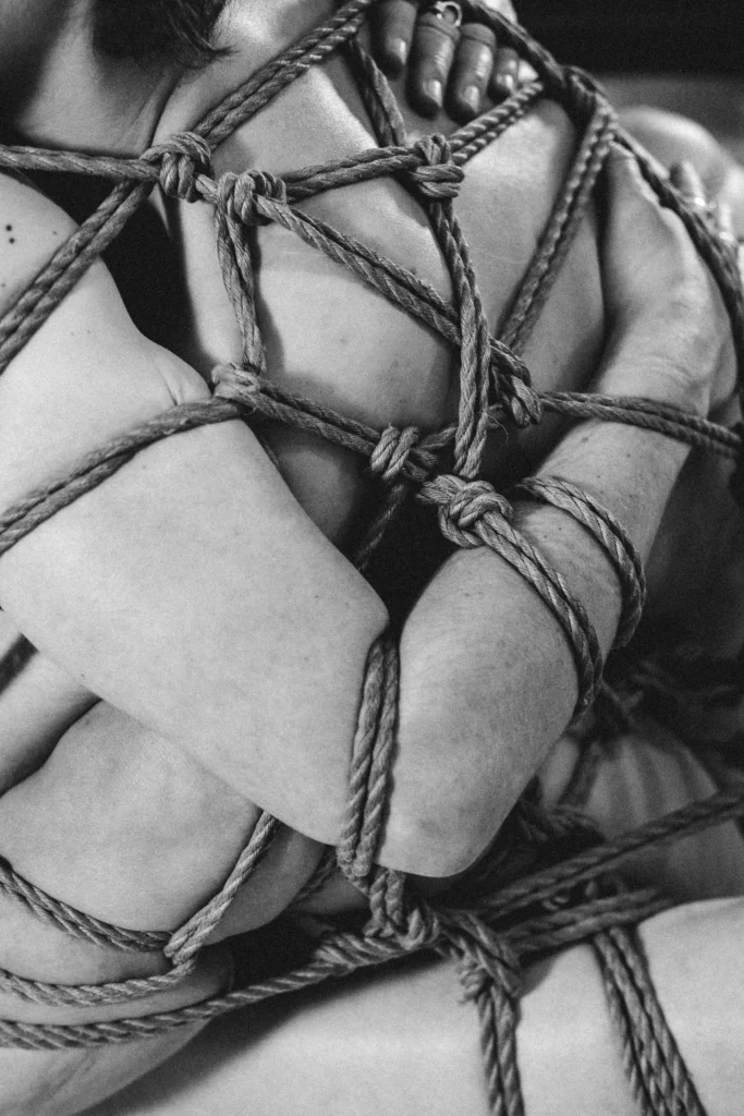 Sesión de shibari