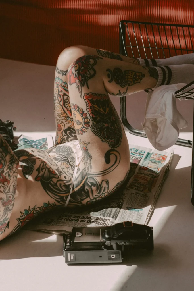 Sesión de fotos de retrato y desnudo en estudio